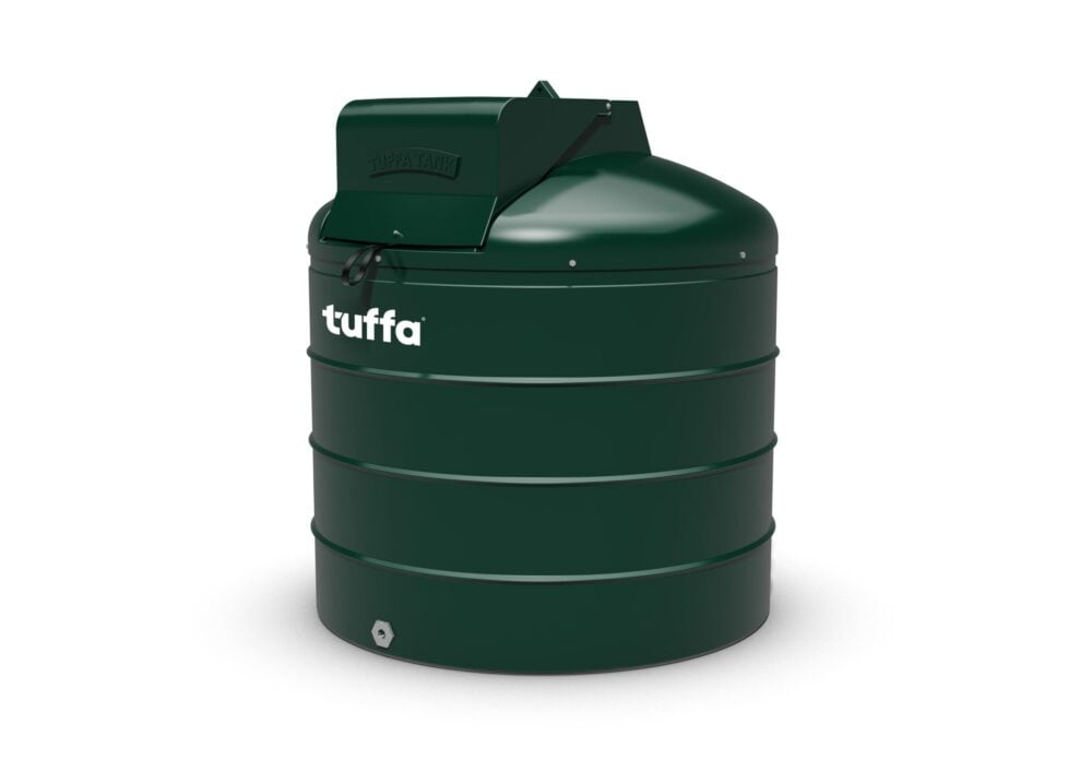 1200 Litre Plastic Bunded Fire Protected Tuffa Oil Tank - 1400VBFP - Image 3