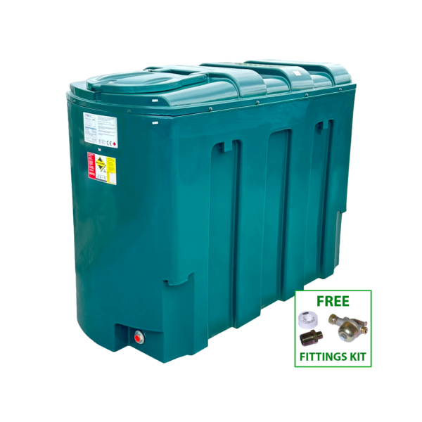 1750 Litre Plastic Bunded Oil Tank