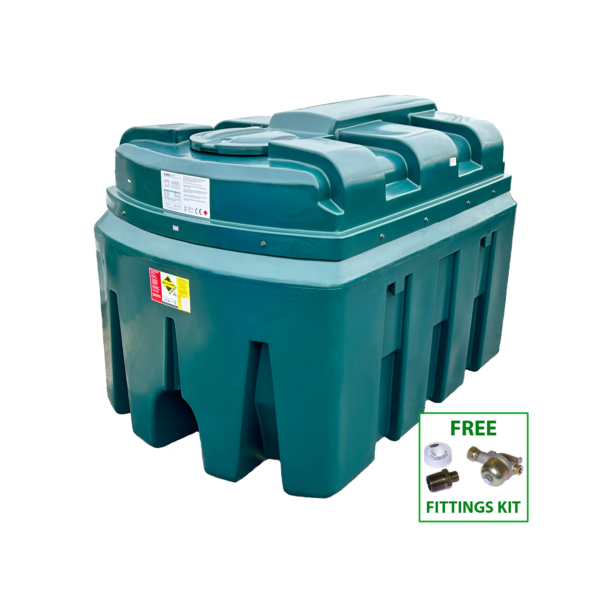 2400 Litre Plastic Bunded Oil Tank