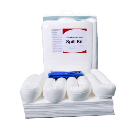 40 Litre Spill Kit - Double Weight Pads