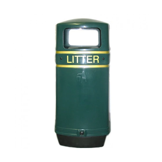 90 Litre Premium Litter Bin – Green