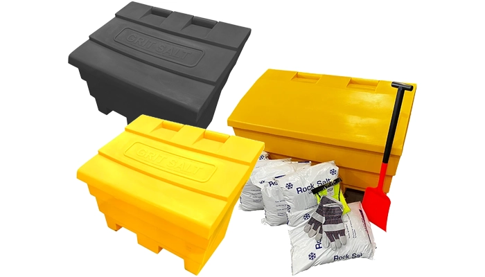 Conquer Icy Driveways with Grit Bins & Rock Salt Bins