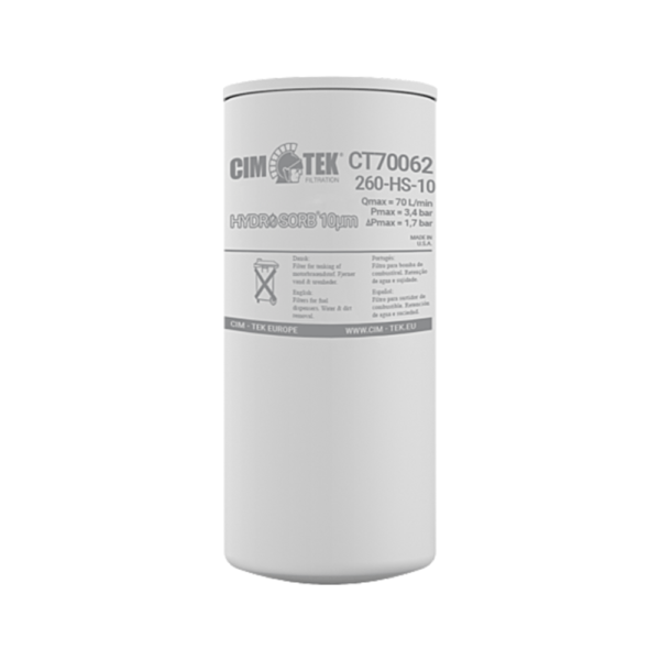 Cim-Tek CT70062 Water & Particle Filter Element - 10 Micron