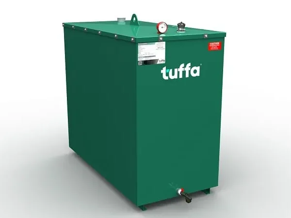 1650 Litre Steel Bunded Tuffa Oil Tank