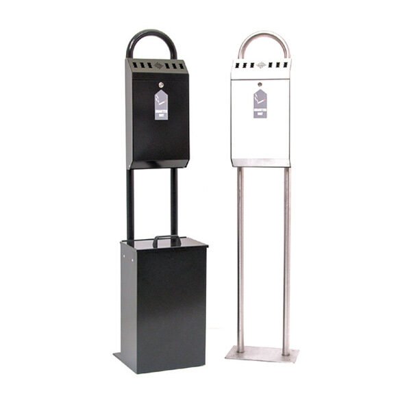 Stand Mounted Cigarette Bin