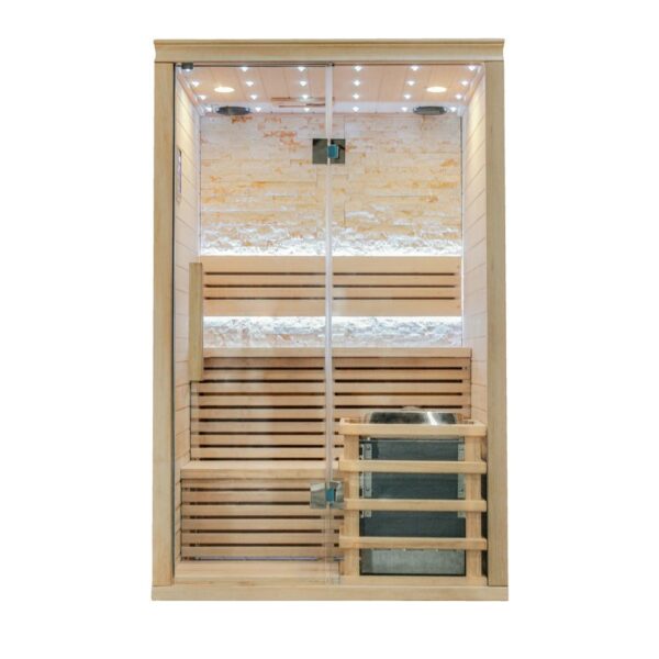 Double Bench Electric Steam Combined Sauna