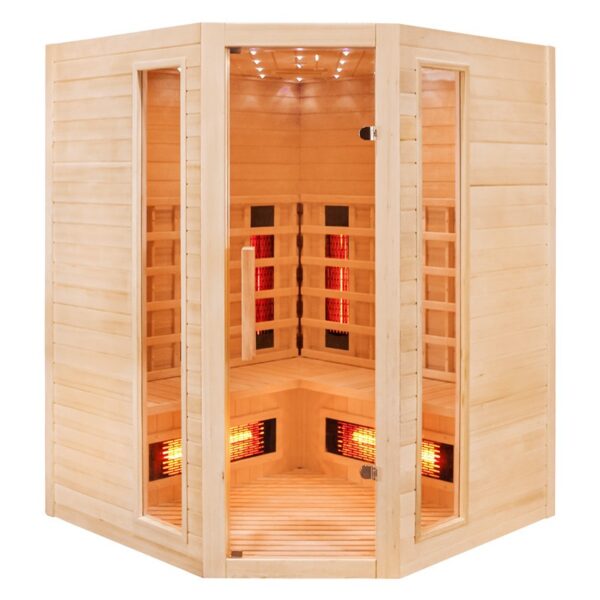 4-5 Person Diamond Corner Sauna - 3500W