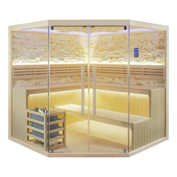 6-8 Person Traditional Corner Sauna