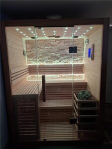 Luxury Steam Traditional Indoor Sauna with Glass Door photo review