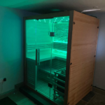 Luxury Steam Traditional Indoor Sauna with Glass Door photo review